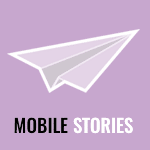 Mobile stories logo.