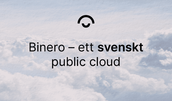 Text on background with clouds. Text på bakgrund med moln.
