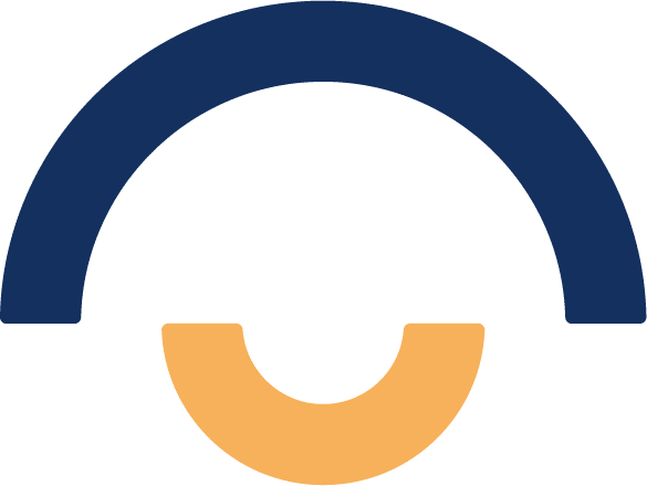 Binero IT symbol blue and yellow Binero IT-symbol blå och gul